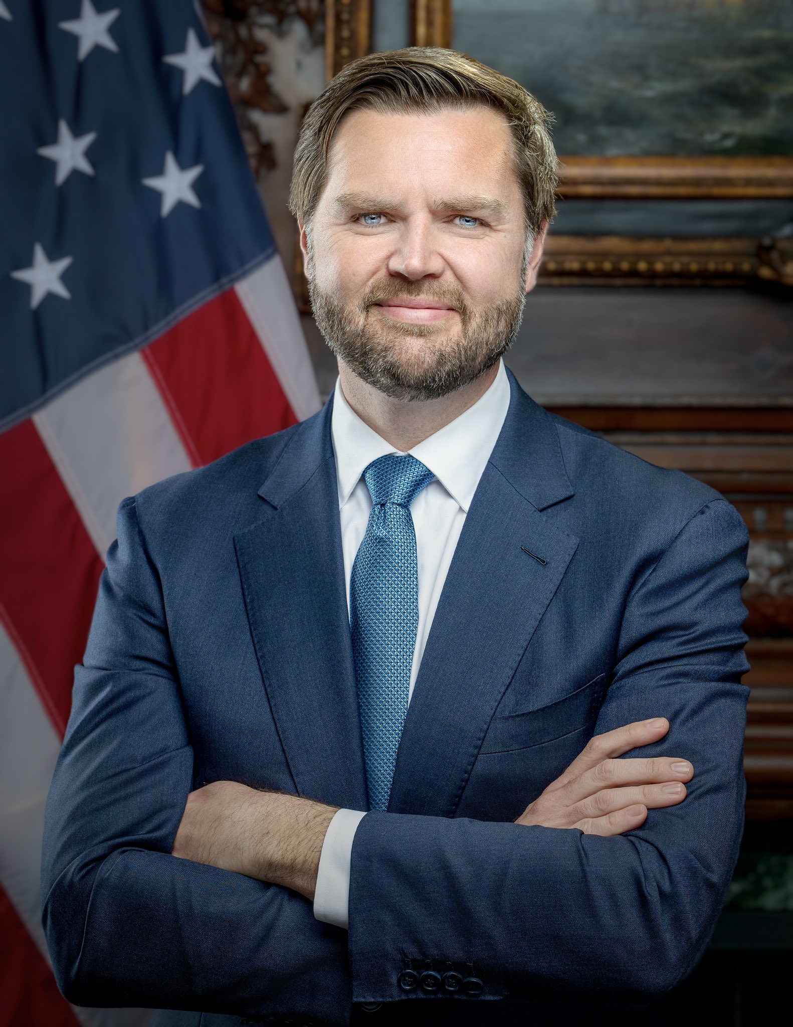 Official portrait of Vice President-elect JD Vance